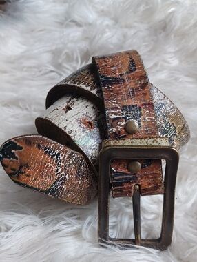 Vintage Leather Island Designed By Bill Lavin Belt
